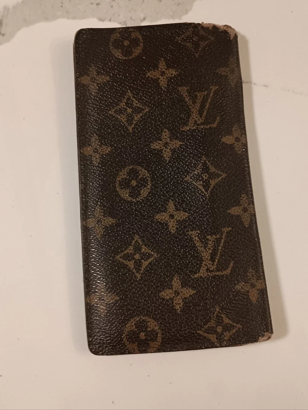 AUTHENTIC Louis Vuitton Monogram Porte Valeurs Cartes Credit Long Wallet
